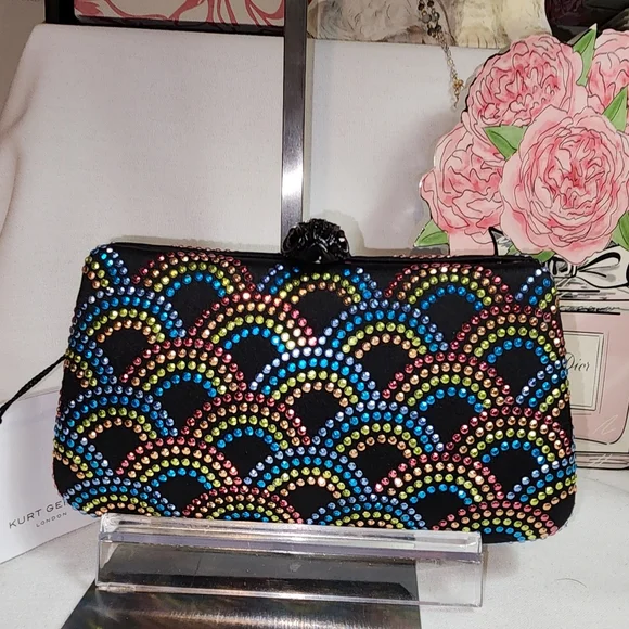 Kurt Geiger London Crystal Eagle Clutch - Picture 8 of 8